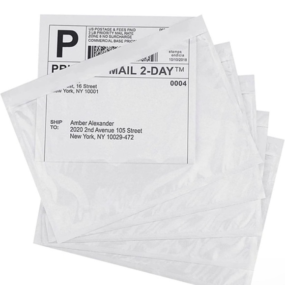 🆕50pcs Clear Adhesive Shipping Label Covers - Picture 2 of 6